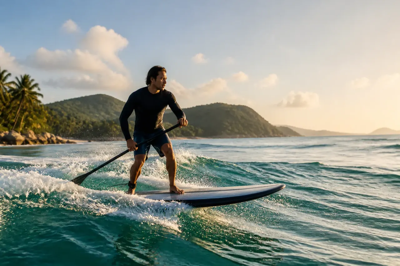 Water sports on the southern Hainan coast